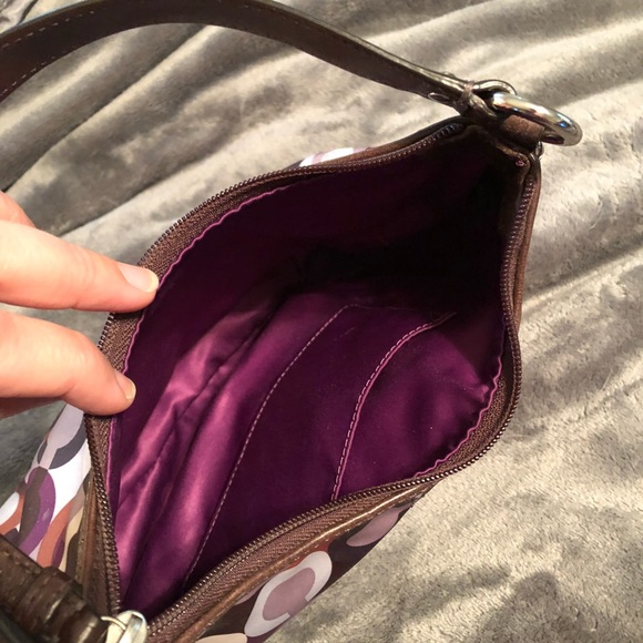 Multi-Color Coach Shoulder Bag - Picture 5 of 6